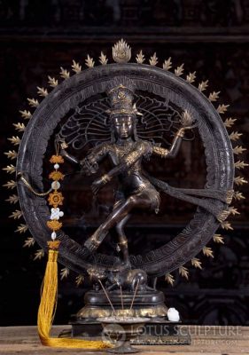  Lochanas' 'The Dancing Shiva' - Bronze Sculpture: Embracing Movement and Divine Energy!